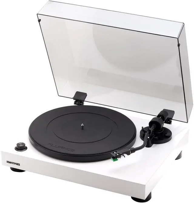 Main image of RT81 Turntable with AT95E Cartridge, Belt Drive, Built-in Preamp, Adjustable Counterweight - Piano White