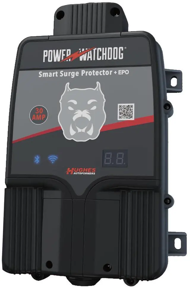 Main image of PWD30EPOHW 30A Hardwired EMS Surge Protector, WiFi | Emergency Power Off with WiFi monitoring, replaceable surge module, and LED diagnostics