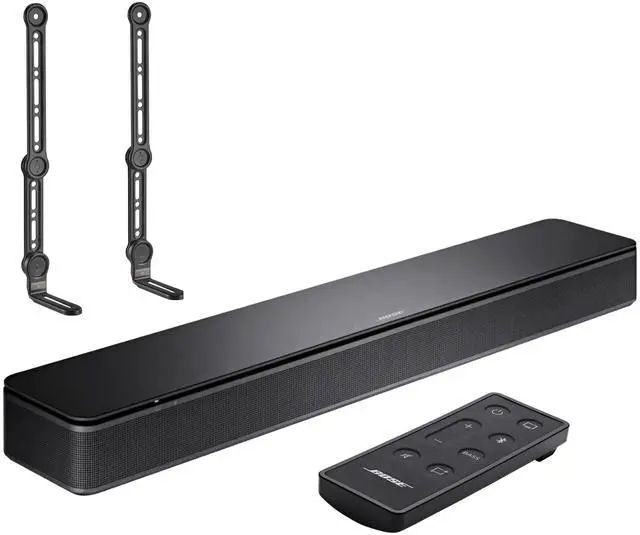 Main image of TV Speaker Soundbar with HDMI ARC and Mount Brackets | Compact TV Soundbar Bundle With Dialogue Mode, Bluetooth And TV Mount Brackets