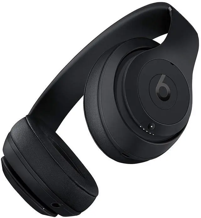 Alt view image 3 of 6 - Studio3 Wireless Noise Cancelling Over-Ear Headphones - Apple W1 Headphone Chip, Class 1 Bluetooth, Active Noise Cancelling, 22 Hours of Listening Time - Matte Black (Previous Model)