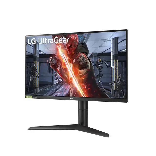 Alt view image 2 of 7 - 27GL83A-B 27-Inch Ultragear QHD 2560 x 1440 IPS Gaming Monitor, 144Hz, 1ms (GtG), NVIDIA G-SYNC, AMD FreeSync, HDR10, HDMI, DisplayPort, Tilt/Height/Pivot Adjustable Stand, Black