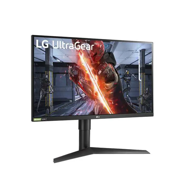 Alt view image 3 of 7 - 27GL83A-B 27-Inch Ultragear QHD 2560 x 1440 IPS Gaming Monitor, 144Hz, 1ms (GtG), NVIDIA G-SYNC, AMD FreeSync, HDR10, HDMI, DisplayPort, Tilt/Height/Pivot Adjustable Stand, Black