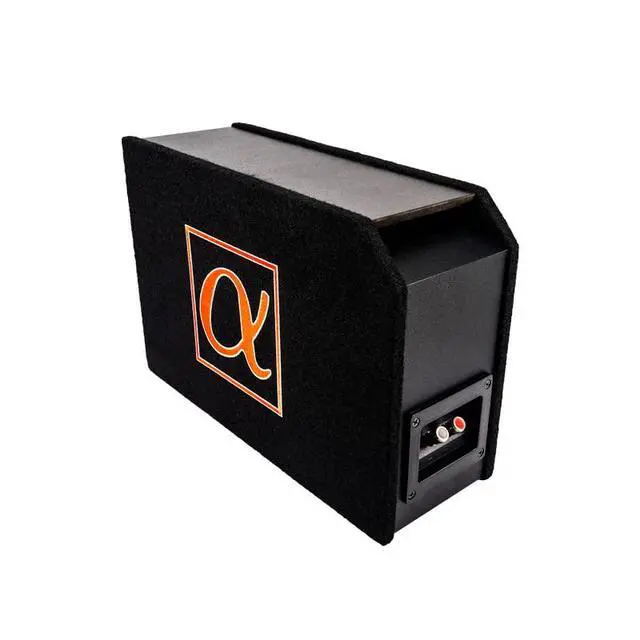 Alt view image 4 of 5 - Dynamis DCP6 6.5 inch 600 Watts 4-Ohm Shallow Mount Flat Enclosed Sub woofer in Ported Vented Box for Tight Spaces in Cars and Trucks, Slim Thin Loaded Subwoofer Custom Port Bass Enclosure