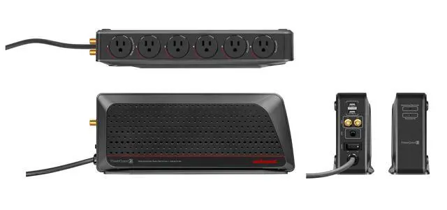 Alt view image 2 of 3 - PowerQuest 2 6Outlet Surge Protector (PQ2) Metal