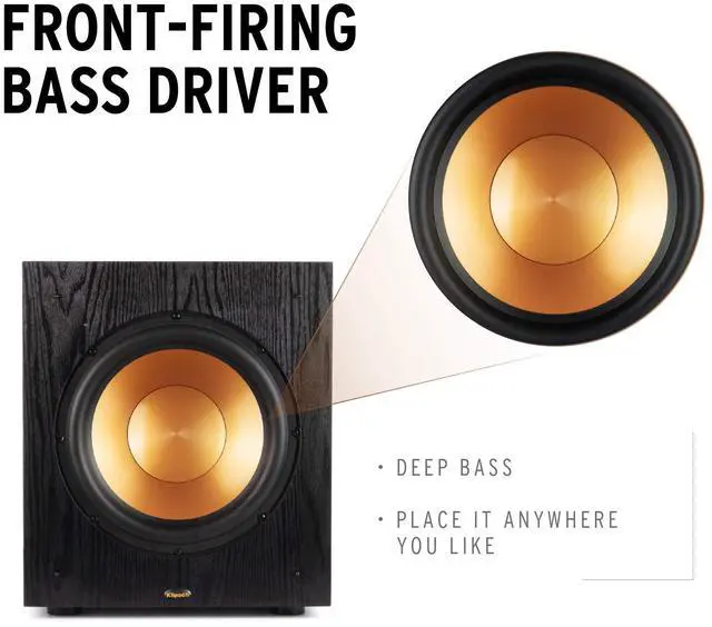 Alt view image 2 of 5 - Synergy Black Label Sub-100 10 Front-Firing Subwoofer with 150 Watts of continuous power, 300 watts of Dynamic Power, and All-Digital Amplifier for Powerful Home Theater Bass