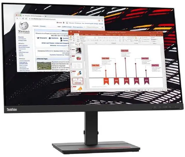 Main image of S24E-20 23.8 FHD VA250CD M 16:9 HDMI ThinkVision, W126257816 (16:9 HDMI ThinkVision S24e-20, 60.5 cm (23.8), 1920 x 1080 Pixels, Full HD, 6 ms, Black)