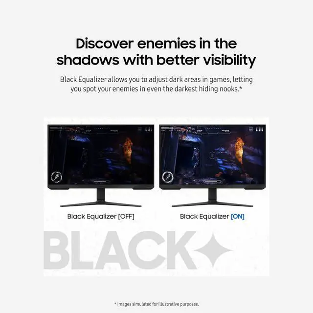 Alt view image 3 of 4 - 27" Odyssey G3 (G30D) Series FHD Gaming Monitor | 1ms, 180Hz, AMD FreeSync, Adjustable Stand, Black Equalizer, Virtual Aim Point, Eye Saver Mode, Flicker-Free, LS27DG302ENXZA