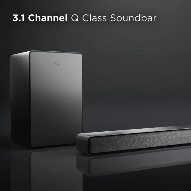 Alt view image 3 of 7 - 3.1ch Sound Bar with Wireless Subwoofer (Q6310, 2023 Model), Dolby Audio, DTS Virtual:X, Built-in Center Channel Speaker, Auto Room Calibration, Wall Mount/HDMI Cable Included