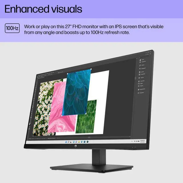 Alt view image 3 of 7 - Series 3 27 inch FHD Monitor, Full HD Display (1920 x 1080), IPS Panel, 1300:1 Contrast Ratio, 250 Nits, Eye Ease with Eyesafe Certification, Black, 327se (2025)
