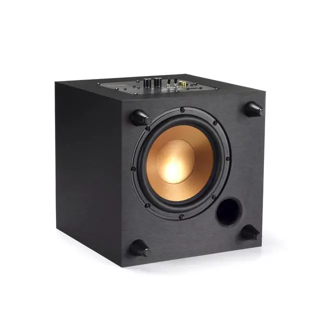 Alt view image 3 of 4 - Reference R-8SW Surround Subwoofer, 150 Watts Peak Power (Brushed Black Vinyl, 8-Inch)