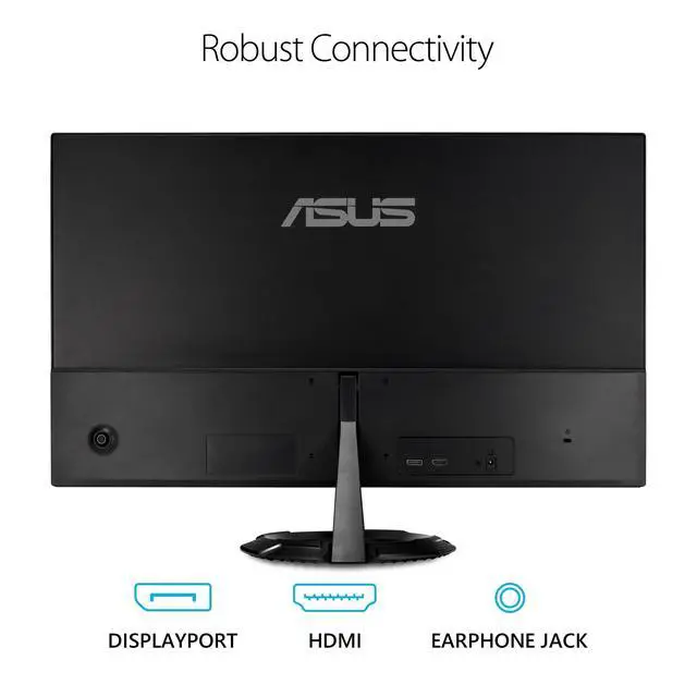 Alt view image 7 of 7 - 27 1080P Gaming Monitor (VZ279QG1R) - Full HD, IPS, 75Hz, 1ms, Extreme Low Motion Blur, FreeSync, Eye Care, DisplayPort, HDMI, Tilt Adjustable, Ultra-Slim,Black