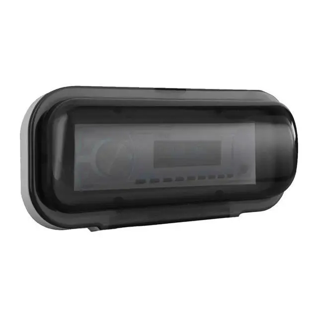 Alt view image 4 of 7 - Pyle PLRMR23BTW Single DIN Bluetooth Marine MP3 AM/FM Stereo Receiver, Cover, 4-Channel Amplifier w/Kit, 2X 6.5 200W Full Range 2-Way Waterproof Speakers, 2X 6x9 260W Outdoor Speakers, Antenna