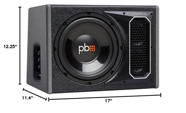 Alt view image 2 of 2 - PS-AWB101-10" Single Loaded Amplified Ported Enclosure