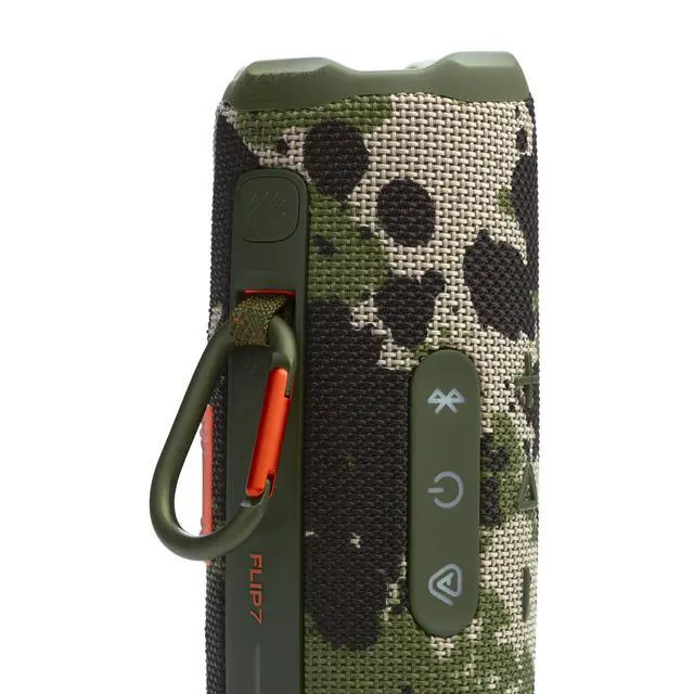 Alt view image 4 of 7 - Flip 7 Portable Bluetooth Speaker, Waterproof and Drop-Proof - Squad | Up To 16 Hours Playtime, IP68 Dustproof Build, Clip-On Loop, USB C Lossless Audio, Links With Other Speakers For Outdoor Use