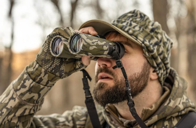 Alt view image 6 of 6 - Diamondback HD 10x42 Binoculars (Mossy Oak Bottomland) | HD Optics, Tripod Adaptable, Waterproof, Fogproof, Shockproof, Included GlassPak - Unlimited, Unconditional