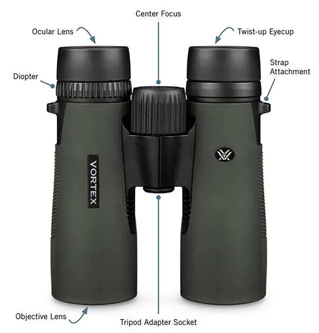 Alt view image 5 of 6 - Diamondback HD 10x50 Binoculars | HD Optics, Tripod Adaptable, Waterproof, Fogproof, Shockproof, Included GlassPak - Unlimited, Unconditional