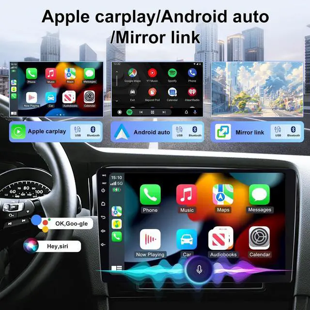 Alt view image 5 of 7 - 4+64G Car Stereo Radio for Chevy Silverado Tahoe GMC Sierra Yukon 2003-2006 | 7" Touch Screen Car Radio with Wireless Carplay Android Auto,GPS FM/SWC Bluetooth 1080P Backup Camera