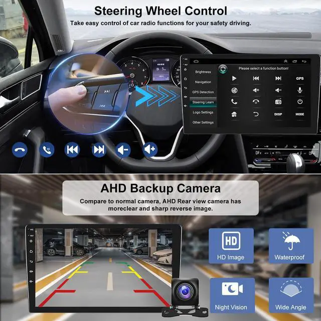 Alt view image 7 of 7 - 4+64G Car Stereo Radio for Chevy Silverado Tahoe GMC Sierra Yukon 2003-2006 | 7" Touch Screen Car Radio with Wireless Carplay Android Auto,GPS FM/SWC Bluetooth 1080P Backup Camera