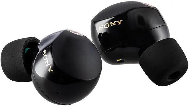 Alt view image 5 of 7 - WF-1000XM5 True Wireless Noise Canceling Earbuds (Black) Hi-Res Audio, Bluetooth 5.3, Adaptive ANC, Built-in Microphone with Goby Labs Cleaner and Microfiber Cloth Bundle