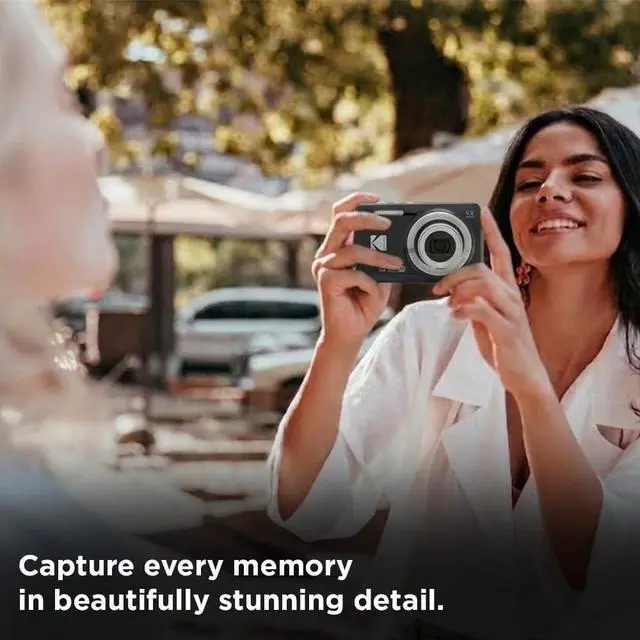 Alt view image 3 of 4 - PIXPRO FZ55 Digital Camera Black | 16MP Compact Point & Shoot, 5X Optical Zoom, 28mm Wide Angle Lens, 1080P Full HD Video, Black + Camera Case & 32GB SD Card