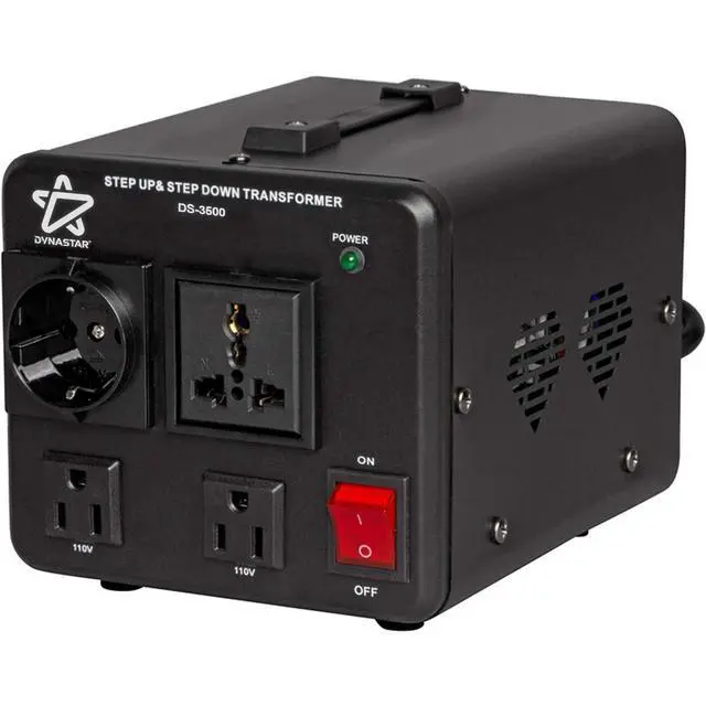 Alt view image 4 of 7 - Dynastar Step Up & Step Down Voltage Converter and Transformer, 110-220 to 220-240 Volts; Heavy Duty, Extra Durable Coil, 5-Year-, 3500 Watts