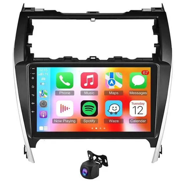 Alt view image 2 of 6 - 2+32G Android 13 Car Stereo Radio for Toyota Camry 2012-2014, 10 inch Touch Screen Radio for Camry Head Unit 2012 2013 2014 with Wireless Carplay Android Auto Bluetooth WiFi AHD Backup Camera