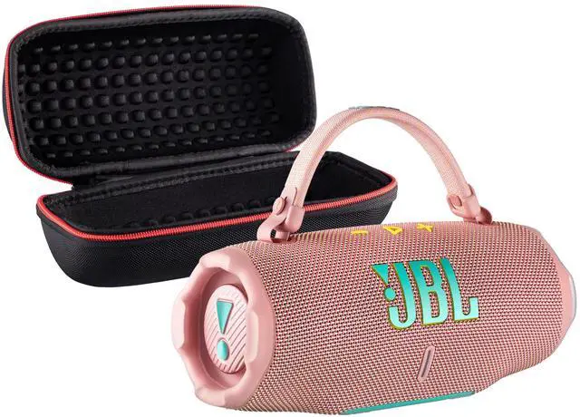 Main image of Charge 6 Portable Bluetooth Speaker (Pink) | IP68 Waterproof, DustProof, and DropProof, Outdoor Wireless Audio |28Hrs Playtime + Travel Case Bundle
