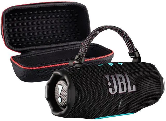Main image of Charge 6 Portable Bluetooth Speaker (Funky) | IP68 Waterproof, DustProof, and DropProof, Outdoor Wireless Audio |28Hrs Playtime + Travel Case Bundle