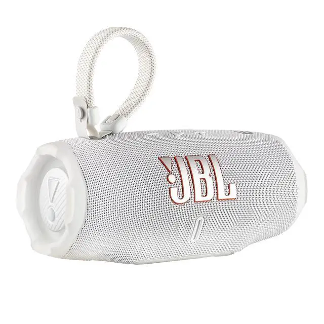Alt view image 2 of 7 - Charge 6 Portable Bluetooth Speaker (White) | IP68 Waterproof, DustProof, and DropProof, Outdoor Wireless Audio |28Hrs Playtime + Travel Case Bundle