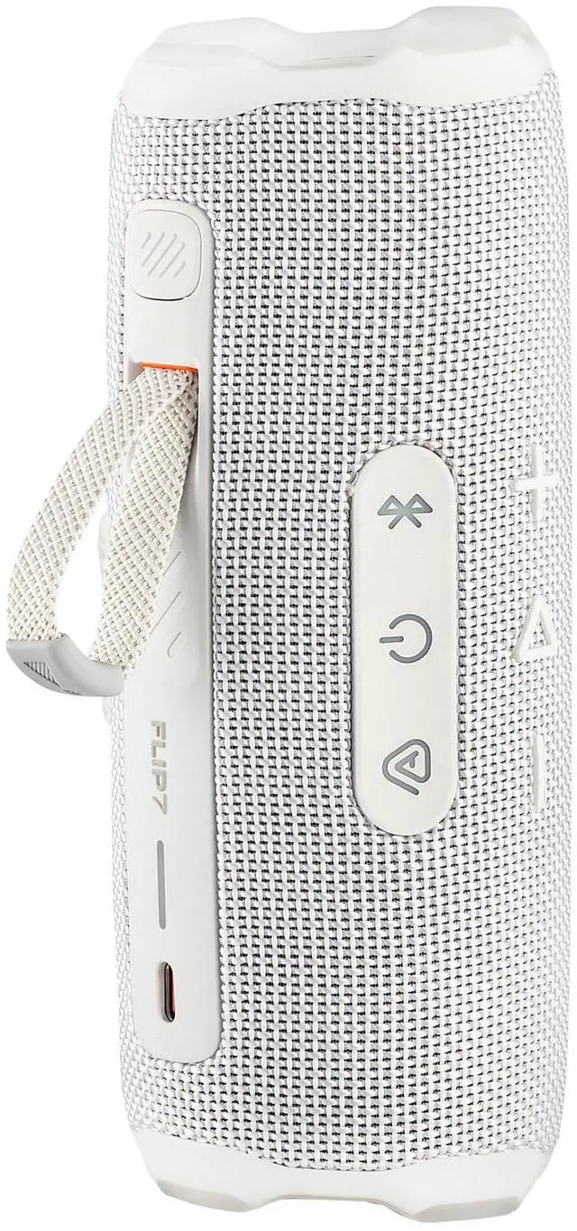 Alt view image 3 of 7 - FLIP 7 (White) Waterproof Portable Speaker Bundle with X-Halo Hardcase (Black)