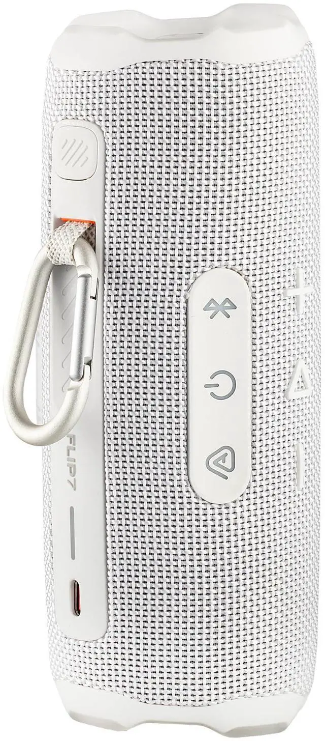 Alt view image 4 of 7 - FLIP 7 (White) Waterproof Portable Speaker Bundle with X-Halo Hardcase (Black)