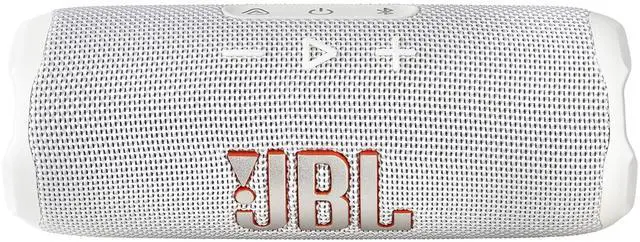 Alt view image 2 of 7 - FLIP 7 (White) Waterproof Portable Speaker Bundle with X-Halo Hardcase (Black)