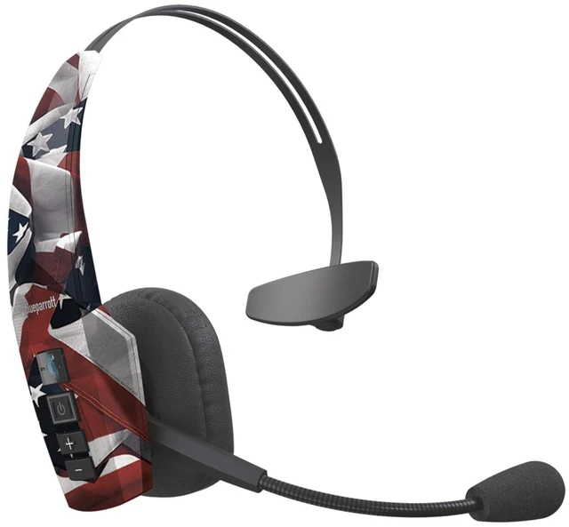 Main image of B350XTFLAGON One Nation Traditional Noise Cancelling Bluetooth Headset - Flag Design