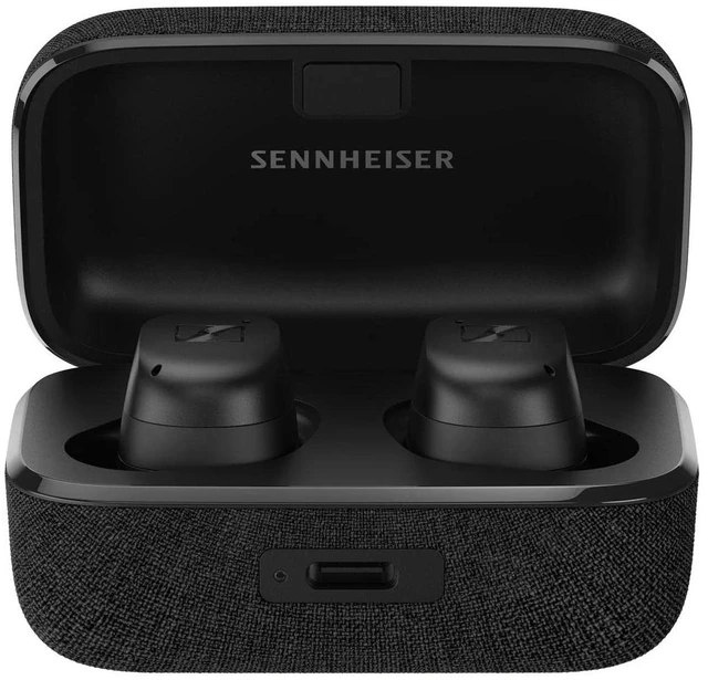 Main image of Momentum True Wireless 3 Earbuds -Bluetooth in-Ear Headphones for Music and Calls with ANC, Multipoint connectivity, IPX4, Qi Charging, 28-Hour Battery Life Compact Design - Black