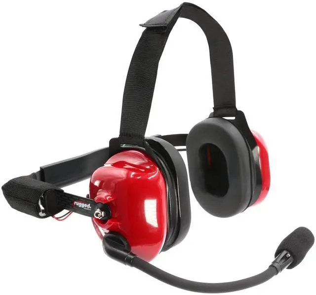 Main image of H80 Linkable Behind-the-Head Track Talk Headset | Connects to NASCAR Scanners and Nitro Bee Race Receivers - 24dB NRR, Noise-Canceling Mic & 3.5mm Audio Input
