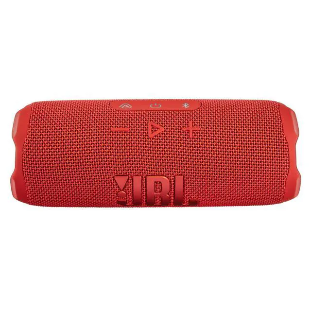 Alt view image 2 of 6 - Flip 7 Portable Bluetooth Speaker (Red) | Bold Pro Sound with AI Sound Boost, 16-Hour Playtime, IP68 Waterproof & Dustproof, Auracast Multi-Speaker Pairing + Travel Case