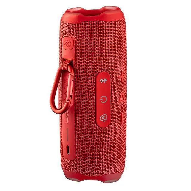 Alt view image 4 of 6 - Flip 7 Portable Bluetooth Speaker (Red) | Bold Pro Sound with AI Sound Boost, 16-Hour Playtime, IP68 Waterproof & Dustproof, Auracast Multi-Speaker Pairing + Travel Case
