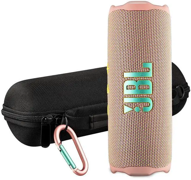 Main image of FLIP 7 (Pink) Waterproof Portable Speaker Bundle with X-Halo Hardcase (Black)