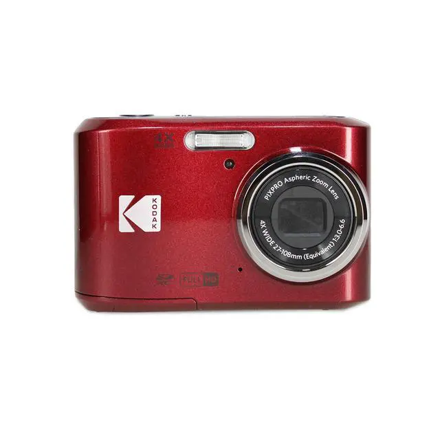 Alt view image 2 of 5 - PIXPRO FZ45 16MP 4X Zoom Digital Camera (Red) (FZ45RD) + Case Bundle | For Travel, Family & Everyday Photography | Wide-Angle Lens | Full HD Video | 4x Optical Zoom + 64GB Memory Card + More