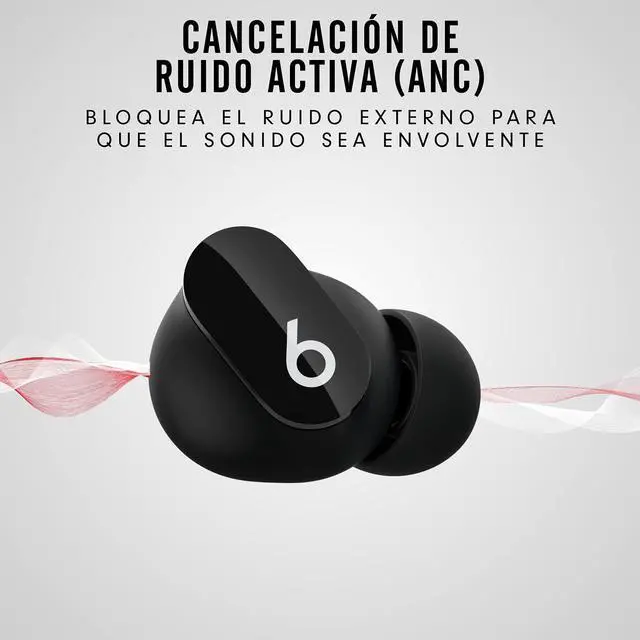 Alt view image 2 of 7 - New Studio Buds True Wireless Noise Cancelling Earbuds (Black)
