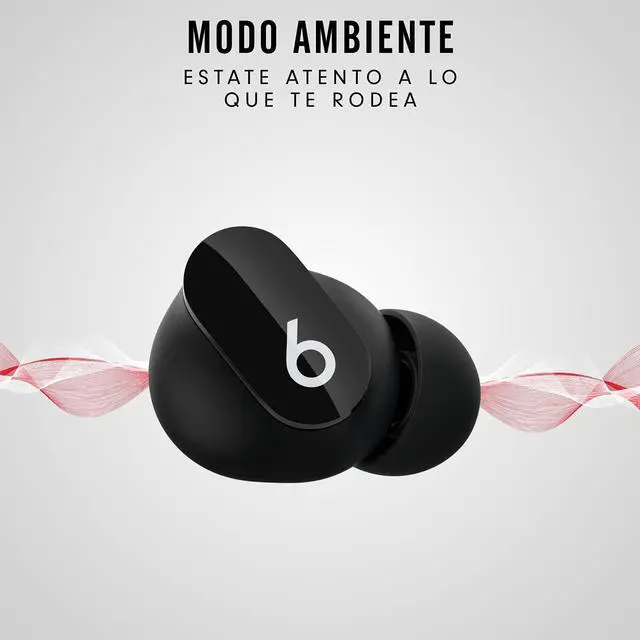 Alt view image 3 of 7 - New Studio Buds True Wireless Noise Cancelling Earbuds (Black)