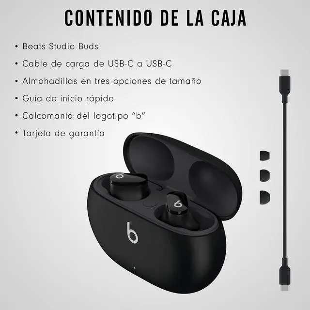 Alt view image 7 of 7 - New Studio Buds True Wireless Noise Cancelling Earbuds (Black)