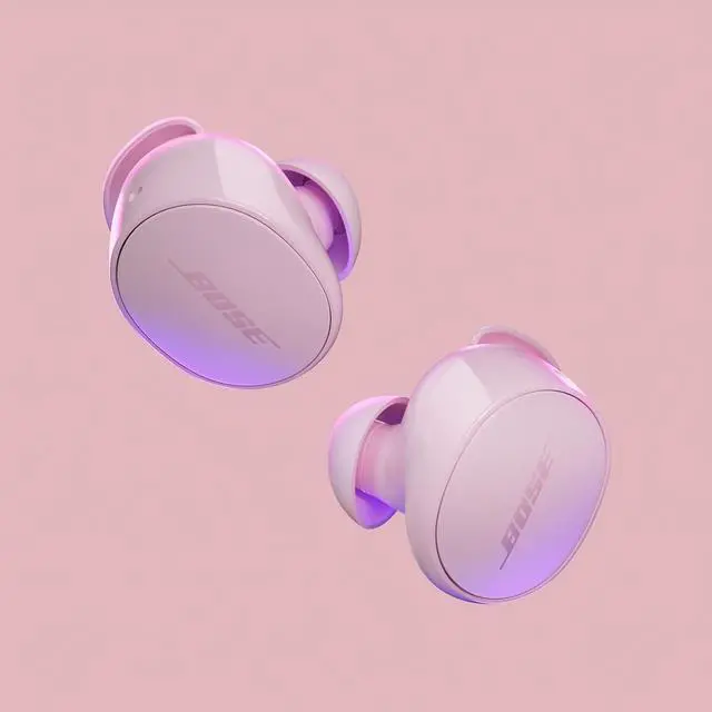 Alt view image 6 of 7 - QuietComfort Earbuds Bundle with Fast Charger - True Wireless Bluetooth Earbuds with Active Noise Cancellation and Mic, USB-C Charging, IPX4 Rating, Up to 8.5 Hours of Playtime, (Petal Pink)