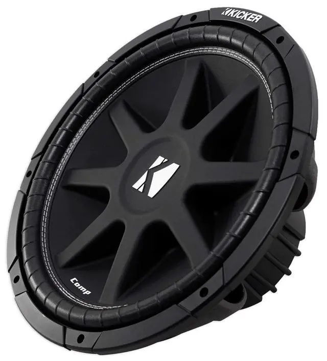 Alt view image 3 of 7 - 43C154 Comp 15" 500 Watt Car Audio Subwoofer+Sealed Sub Box Enclosure