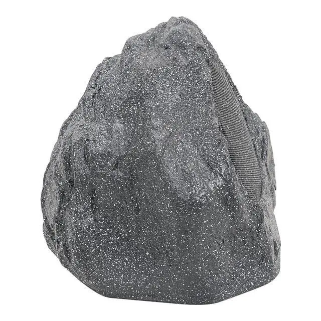 Alt view image 4 of 6 - Pair of 2-Way 8" High Fidelity Passive Outdoor Rock Speakers, Weather-Resistant, 70V/100V/8-Ohm, Commercial Installation for Garden, Yard, Deck, Gray (ROCK-82G-PAIR)