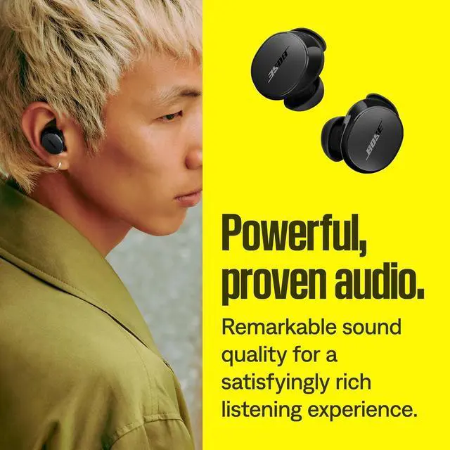 Alt view image 7 of 7 - QuietComfort Earbuds Bundle with Fast Charger - True Wireless Bluetooth Earbuds with Active Noise Cancellation and Mic, USB-C Charging, IPX4 Rating, Up to 8.5 Hours of Playtime, (Black)