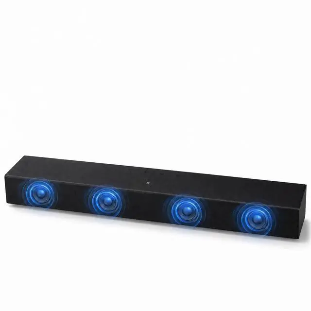 Main image of Sound Bar for Smart TV with Built-in Woofer, 25.2" Compact 2.0ch Soundbar for TV with HDMI ARC, Optical, Bluetooth & NFC, Dolby Audio & DTS Decoding, Surround Sound for Bedroom & Home Office