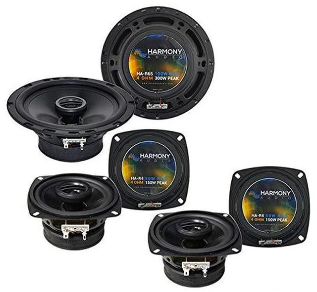 Main image of Fits Toyota Land Cruiser 1997-2012 R65 6.5" and 4" Speakers | Complete car upgrade kit, smooth highs punchy midbass, direct bolt-in replacement install, refreshes 4 inch stock sound
