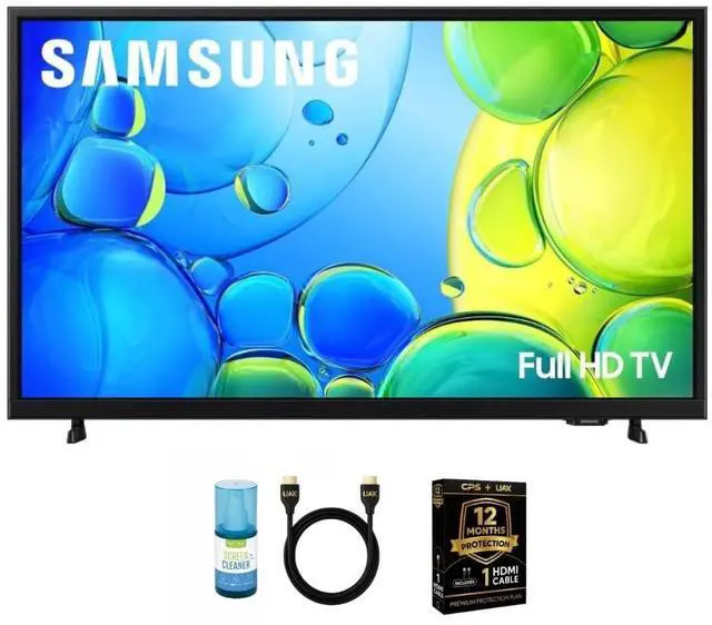 Main image of 40-Inch Smart LED TV Bundle - Full HD 1080p, HDR, Bluetooth, w/ 12 Month CPS Protection, AUX HDMI Cable, and Screen Cleaning with Microfiber Cloth