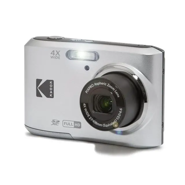 Alt view image 5 of 7 - PIXPRO FZ45 4X Zoom Camera (Silver) (FZ45SR) + Cleaning Cloth Bundle | For Travel, Family & Everyday Photography | Wide-Angle Lens | Full HD Video | 16MP | 4x Optical Zoom + 128GB Memory Card